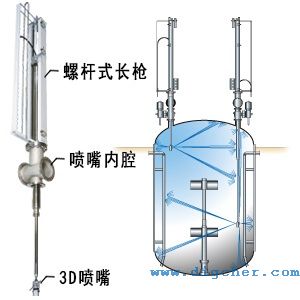 全自動不銹鋼反應(yīng)釜清洗系統(tǒng)