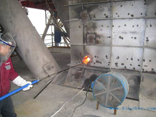 水泥廠回轉(zhuǎn)窯預(yù)熱系統(tǒng)清洗